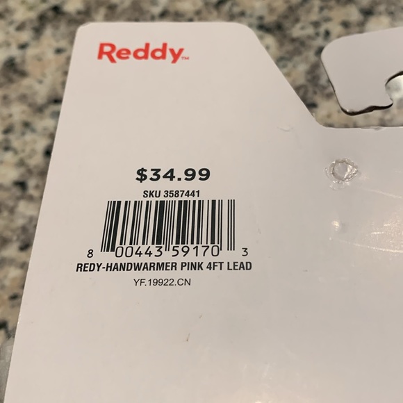 Reddy Pink Handwarmer Glove with 4 ft. Dog Pet Leash - Picture 13 of 14